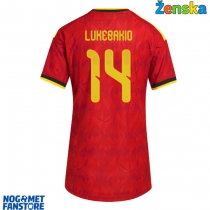 Belgija Dodi Lukebakio #14 Domaci Dres za Ženska SP 2026 Kratak Rukav